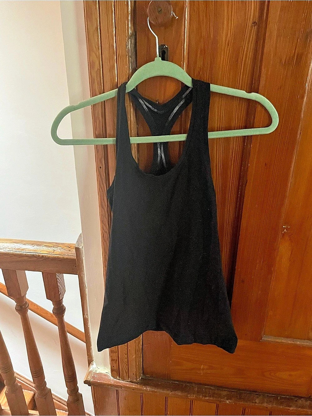 Lululemon Cool Racerback Black Athletic Tank Top